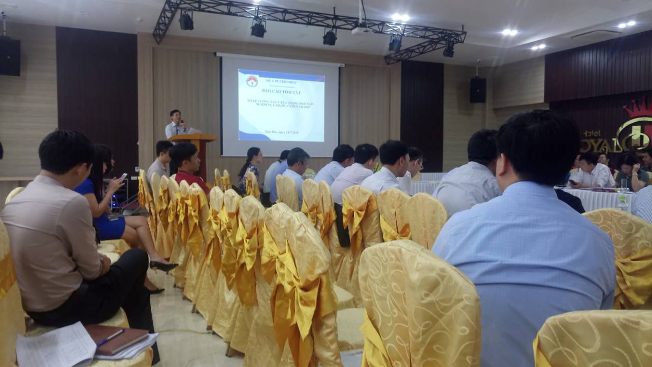 STECH tham dự Hội thảo Hoạch định mục tiêu 6 tháng cuối năm 2018 ngành y tế Vĩnh Phúc