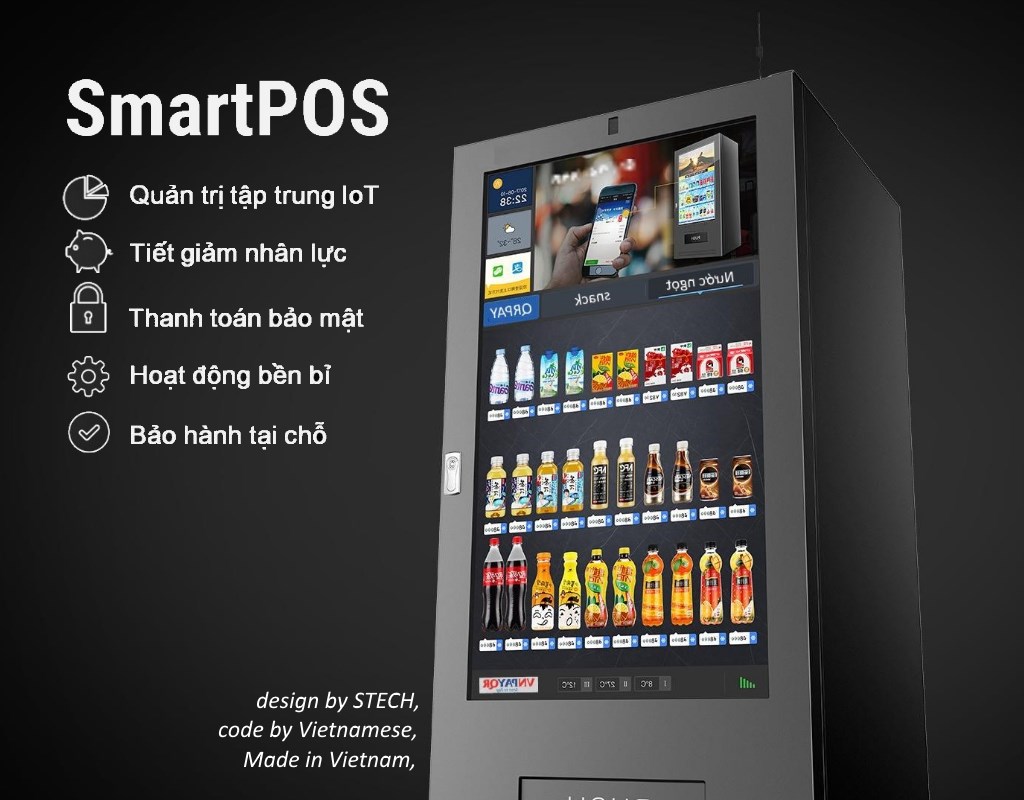 STECH SmartPOS - Máy bán hàng tự động